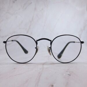 Ray-Ban Round Metal Eyeglasses Matte Black RB3447V 2503 47-21-140 Mens